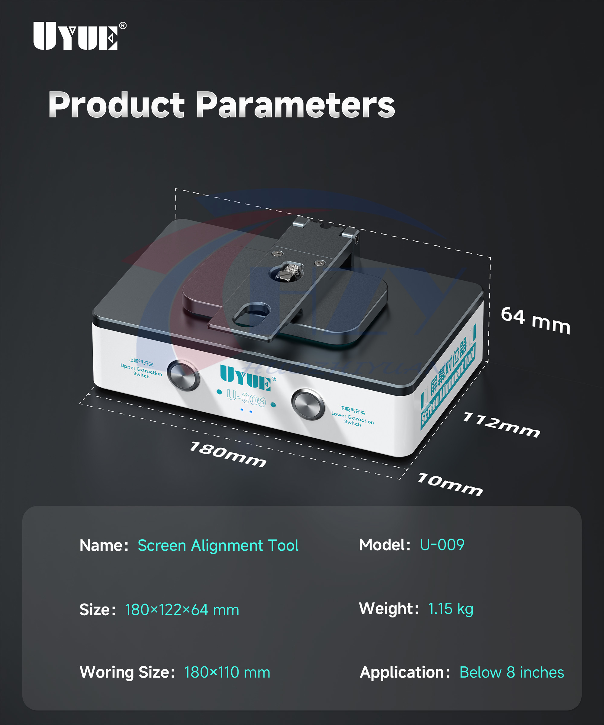 UYUE U009 Screen Alignment Too - Screen Alignment Tool review and price