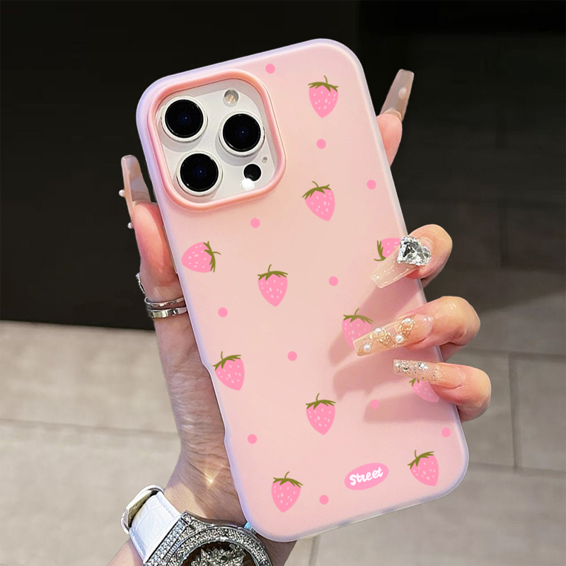 Sweet Pink Strawberry Pattern  - Samsung Galaxy S24 review and price