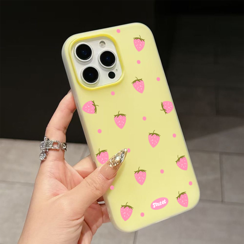 Sweet Pink Strawberry Pattern  - Samsung Galaxy S24 review and price