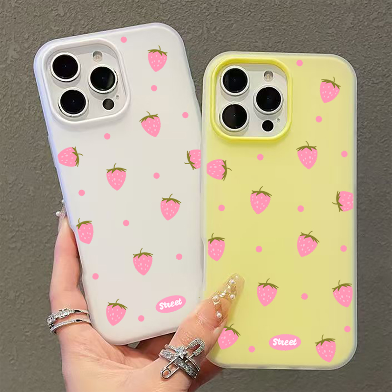 Sweet Pink Strawberry Pattern  - Samsung Galaxy S24 review and price
