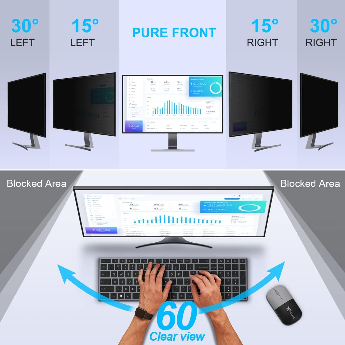 2 Pack 24 Inch Computer Privac - Privacy Filter 2Pack review and price