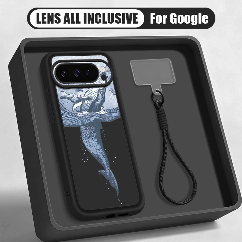 Humpback Whale Print Wrist Str - Google Pixel 8A review and price