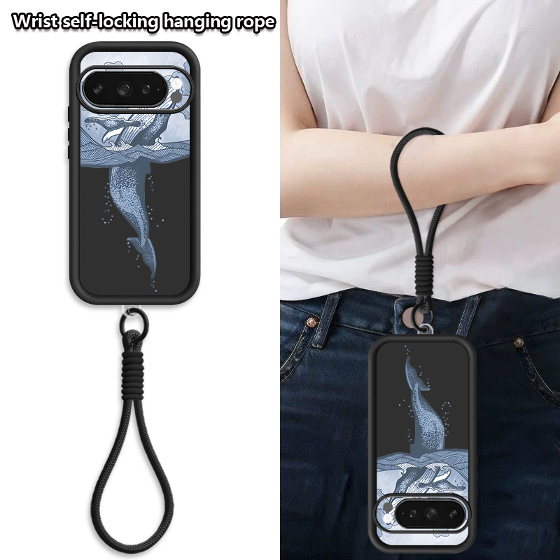 Humpback Whale Print Wrist Str - Google Pixel 8A review and price