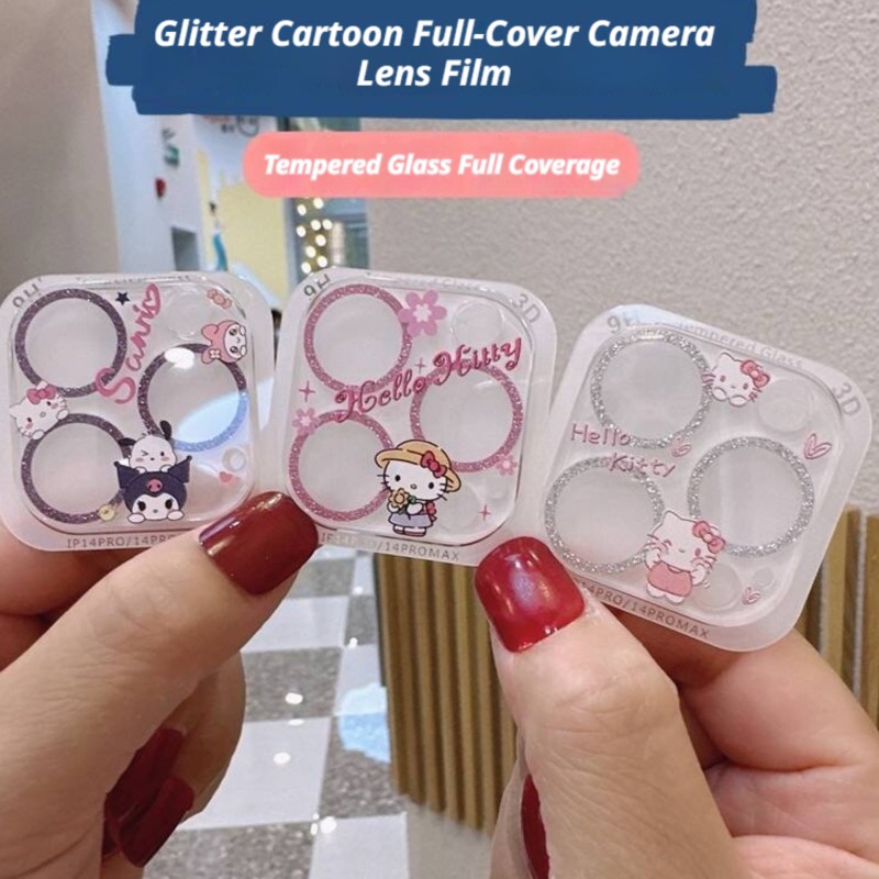 Sanrio Hello Kitty Kuromi Glit - Tempered Glass Screen 9H review and price