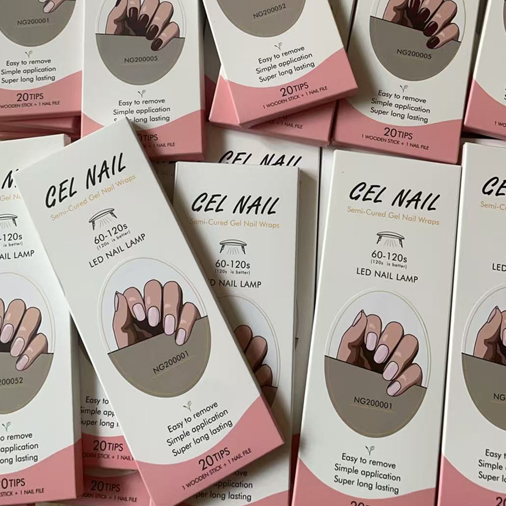 Huizi French Gel Nail Strips P - Full Cover Adhesive review and price